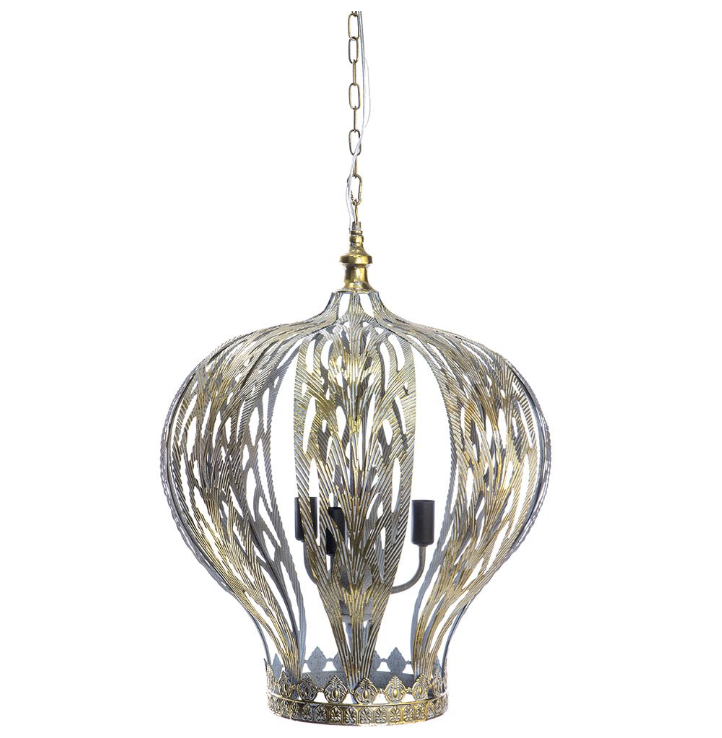 Lampara Oro Grande 24.5"