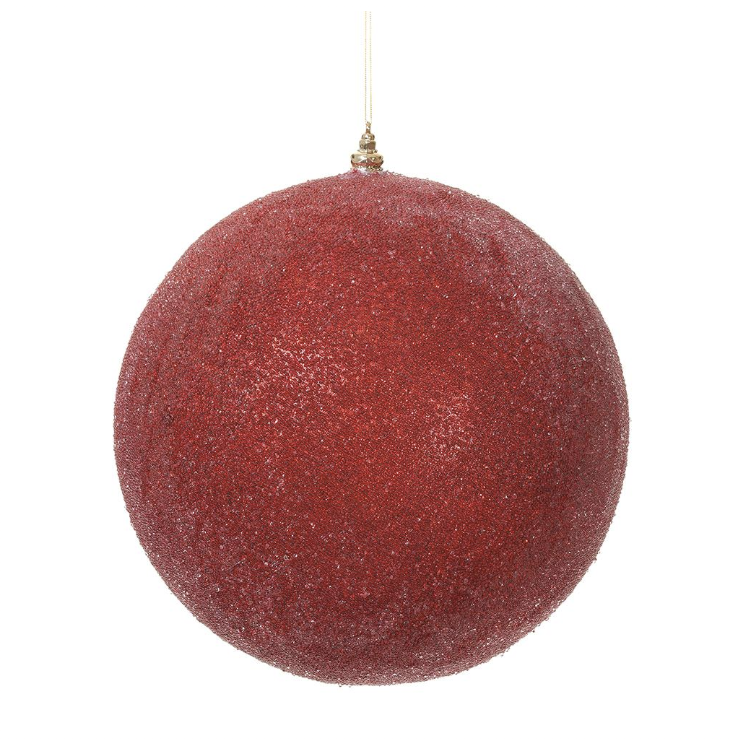 Esfera Rojo Chaquira 11.75"