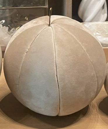 Esfera Terciopelo Beige 35cm