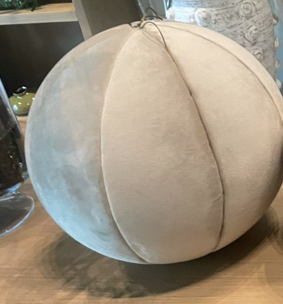 Esfera Terciopelo Beige 47cm
