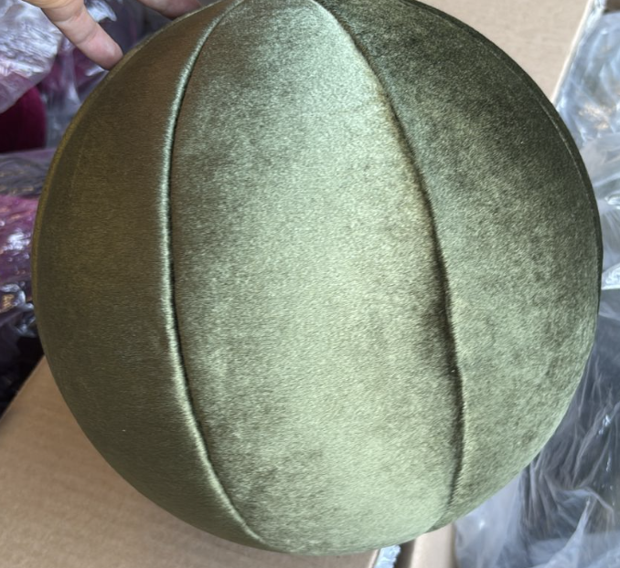 Esfera Terciopelo Verde 47cm