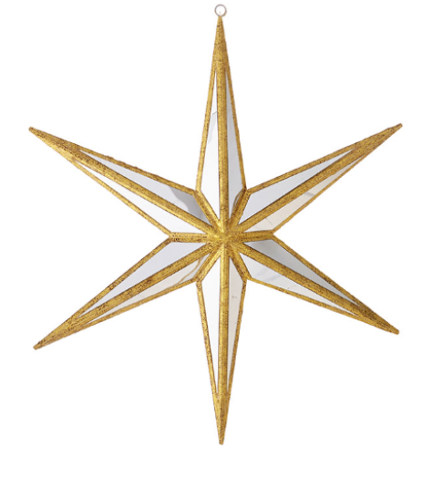Estrella Espejo 5 Picos 12"