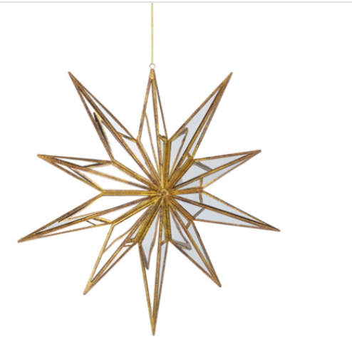 Estrella Espejo 10 Picos 15"