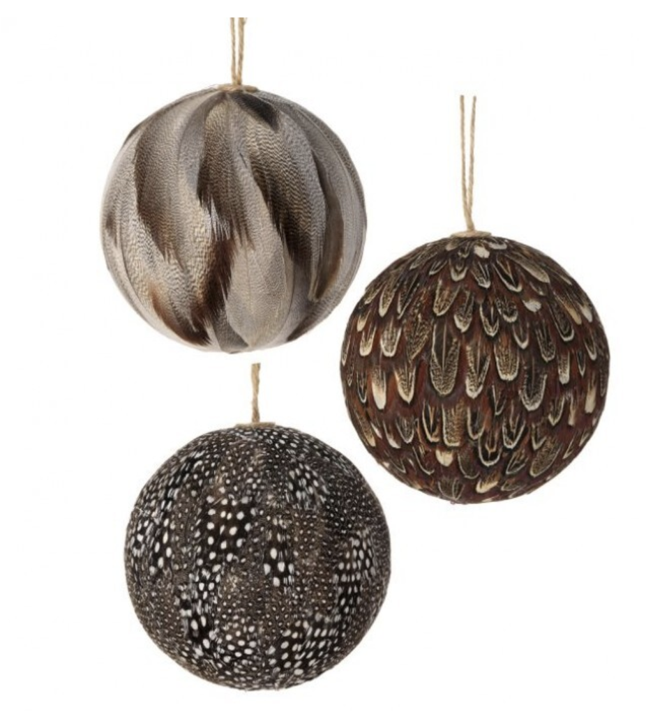 Set 3 Esfera Pluma