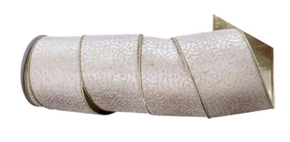 Liston Champagne Damask 4" x 5Y
