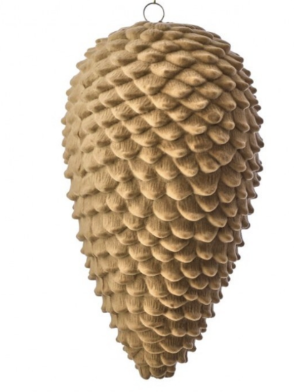 Piña Beige Terciopelo 12"