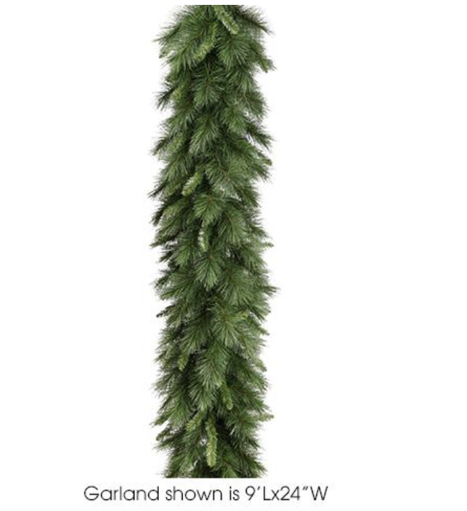 Guirnalda pino verde 9'x18"