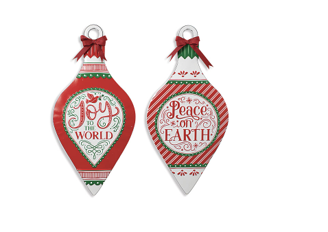 Esfera Metal Plana Joy To The World