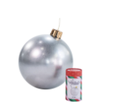 Esfera Plata Inflable 30"