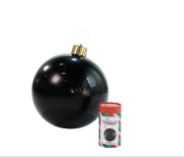 Esfera Negro Inflable 18"