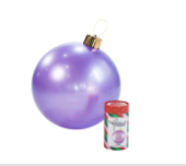 Esfera Morado Inflable 18"