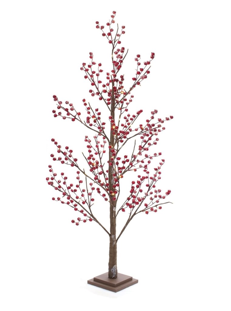 Arbol Berry Rojo 60"
