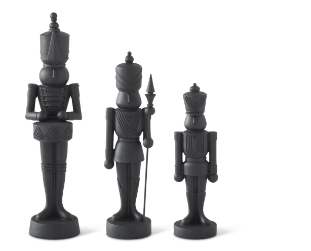 Set 3 Cascanuez Negro Mate