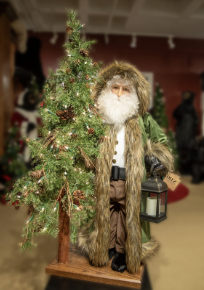 [12413] Santa Rustic Woodsman 36"