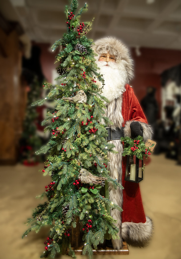 [12433] Santa Tuscan Christmas 57"