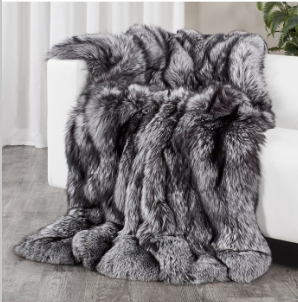 Silver Fox Throw