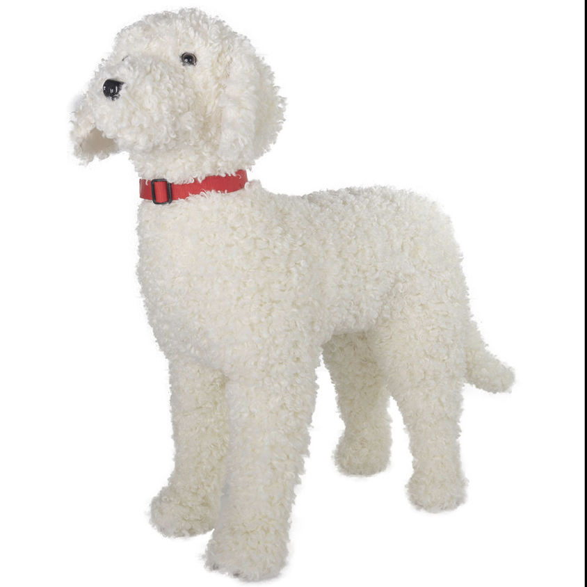 Perro Doogle Blanco Footrest