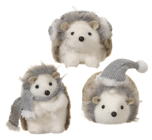 [XSI574-WH/GY] Set 3 Topos 3.93" y 6.69"