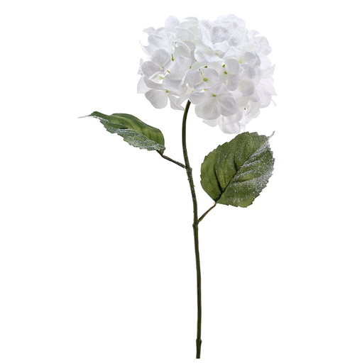 [XFS554-WH] HORTENSIA BLANCO NIEVE 27"