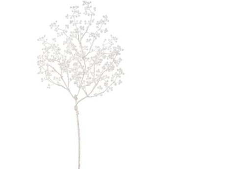[XAS961-WH] Vara Blanco Berry Glitter