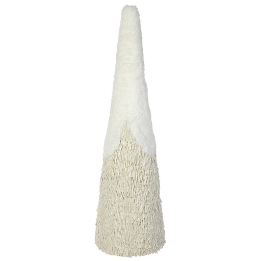 [XAT932-WH] Arbol Blanco Topiario Glitter 26.3"