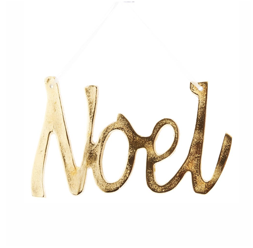 [XM3012-GO] Letrero Noel Oro