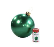 [HOLIGRV18] Esfera Verde Vintage Inflable 18"