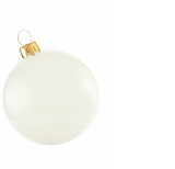 Esfera Blanco Perla Inflable 30"