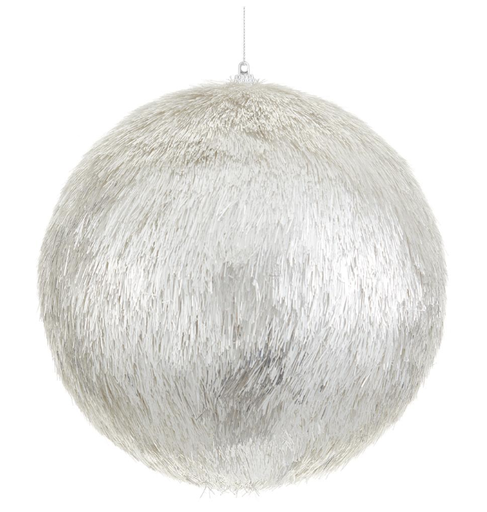 [XM7242-SI] Esfera Plata Fleco 8"