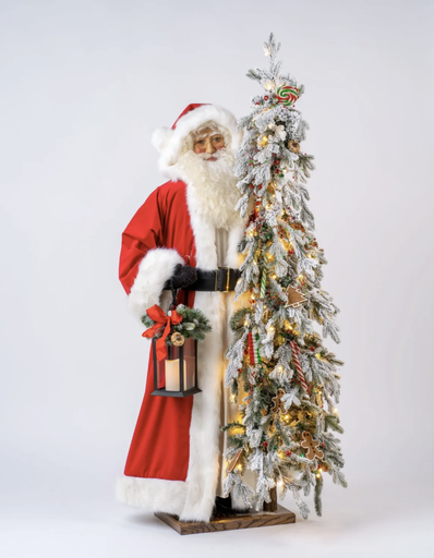 [12325] Santa Sweet Treats Grande 57"