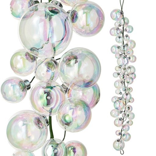 [G4232700] Guirnalda Transparente Esfera 4'