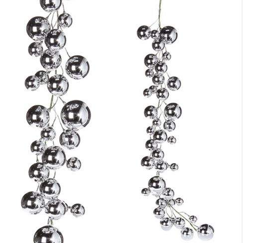 [G3832769] Guirnalda Plata Esfera 4'