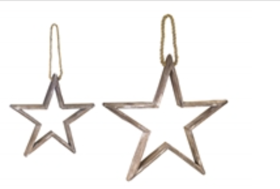 Set 2 Estrella Madera