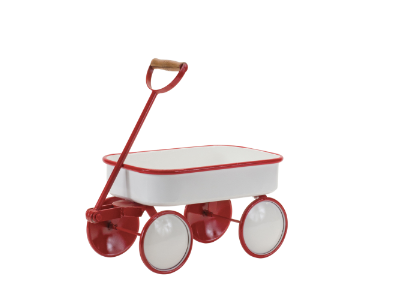 [87027__2] Vagon Blanco Metal