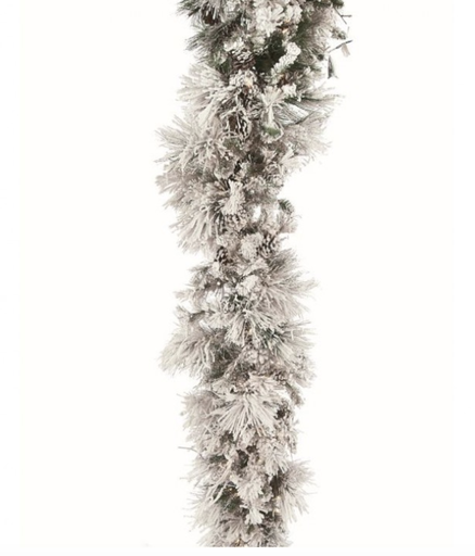 [MTX32256-WHT] Guirnalda Nieve 9'