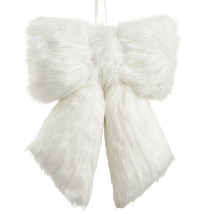 Moño Blanco Peluche 