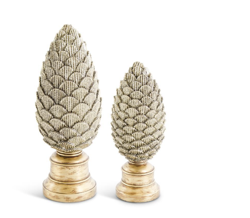 [54246B] Set 2 Piña Oro Glitter