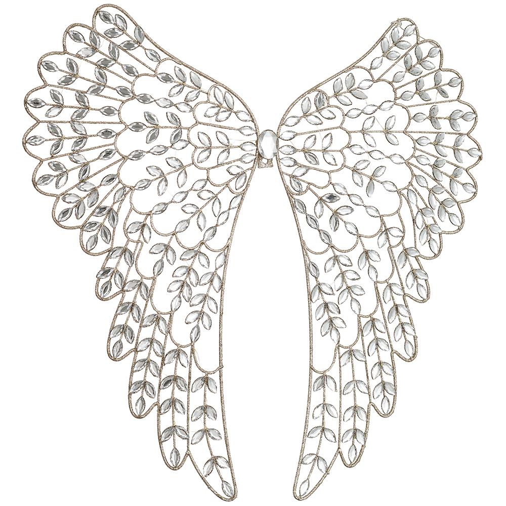 Alas Angel Oro Piedras 