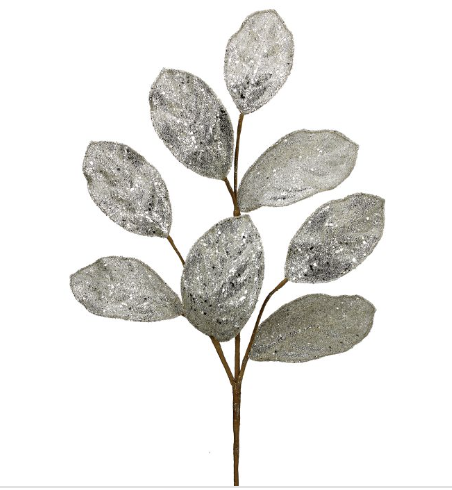 [MTX68899-SILV] Vara Plata Magnolia Glitter