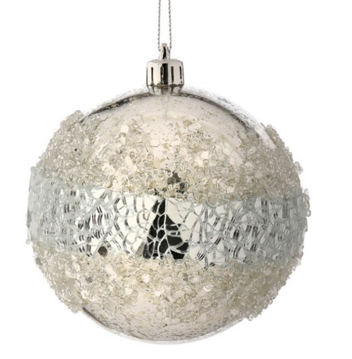 [MTB26133SILV] Esfera Hielo Plata 250mm