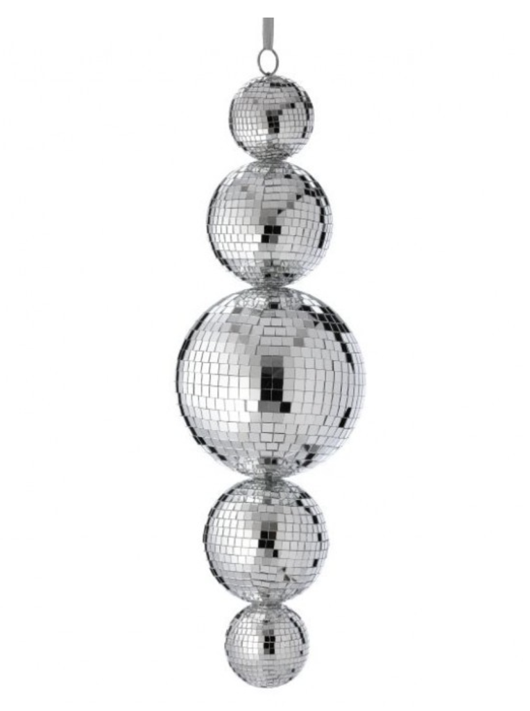 Multi Mirror Ball Ornament Finial