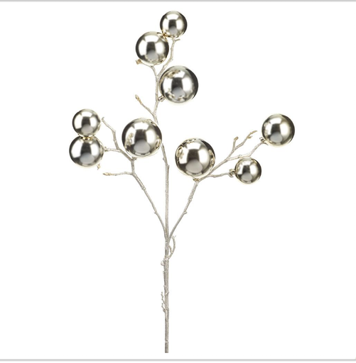 [XAS461-CN] Vara Champagne Esfera 21"