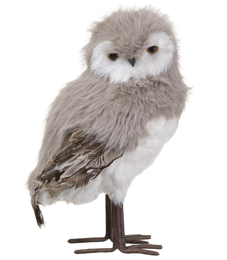 [BX1771-TP/WH] Búho Gris Derecha