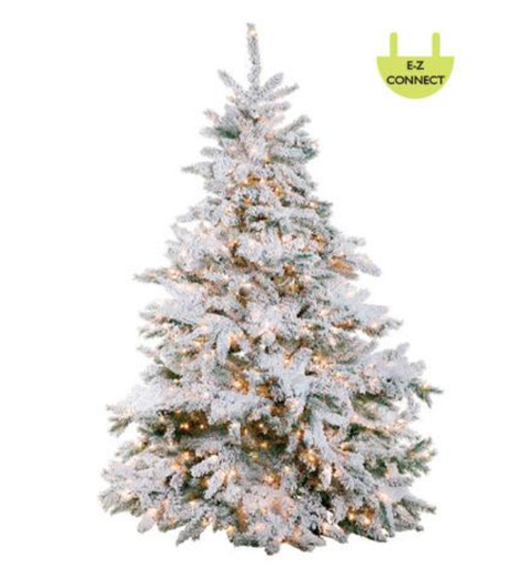 [YTS837-SN] Pino Nieve Ancho 7.5'x 72" 700Led(Ec)