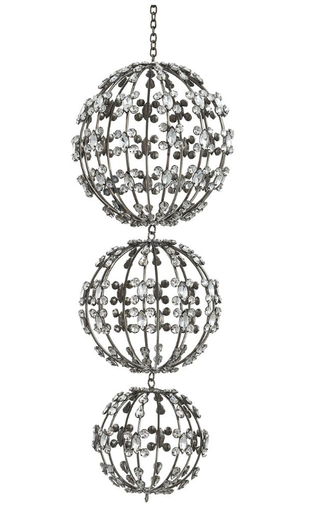 [XM0168-CW/AT] Colgante Esfera Piedras 